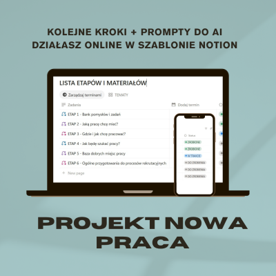szablon Notion, z którym zmienisz pracę