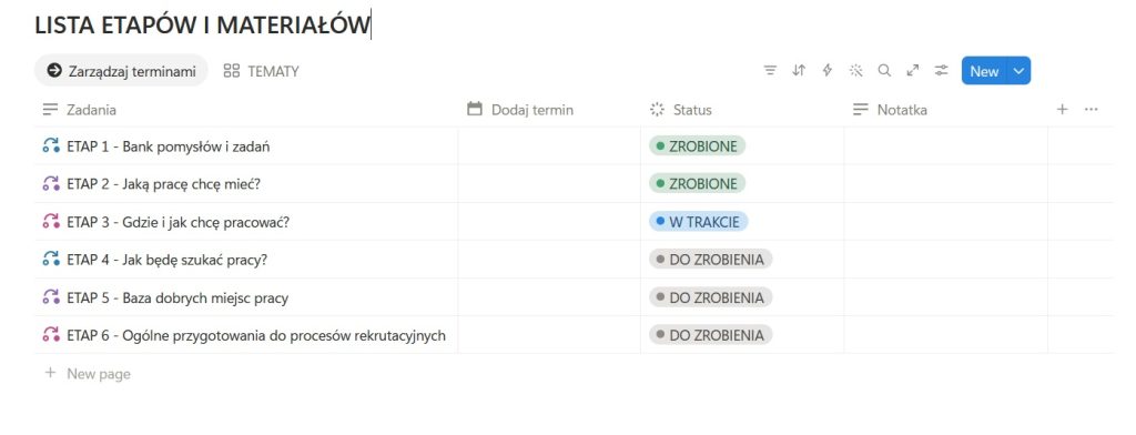 pomoc w znalezieniu pracy